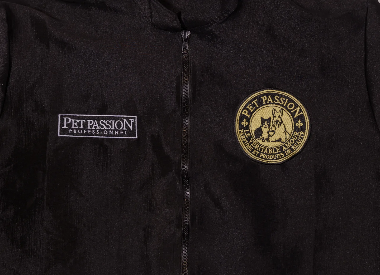 Detalhe do uniforme Pet Passion