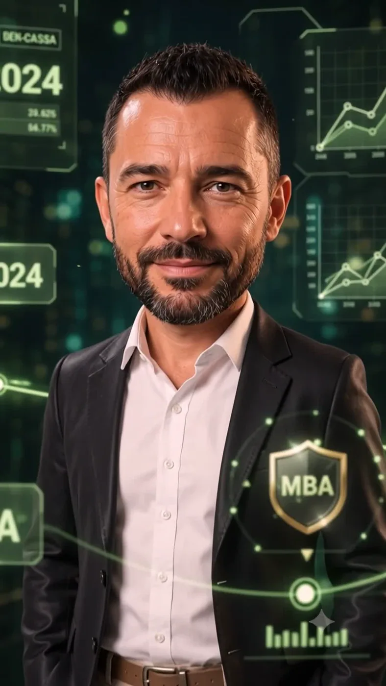 Avatar em ambiente visual tecnológico